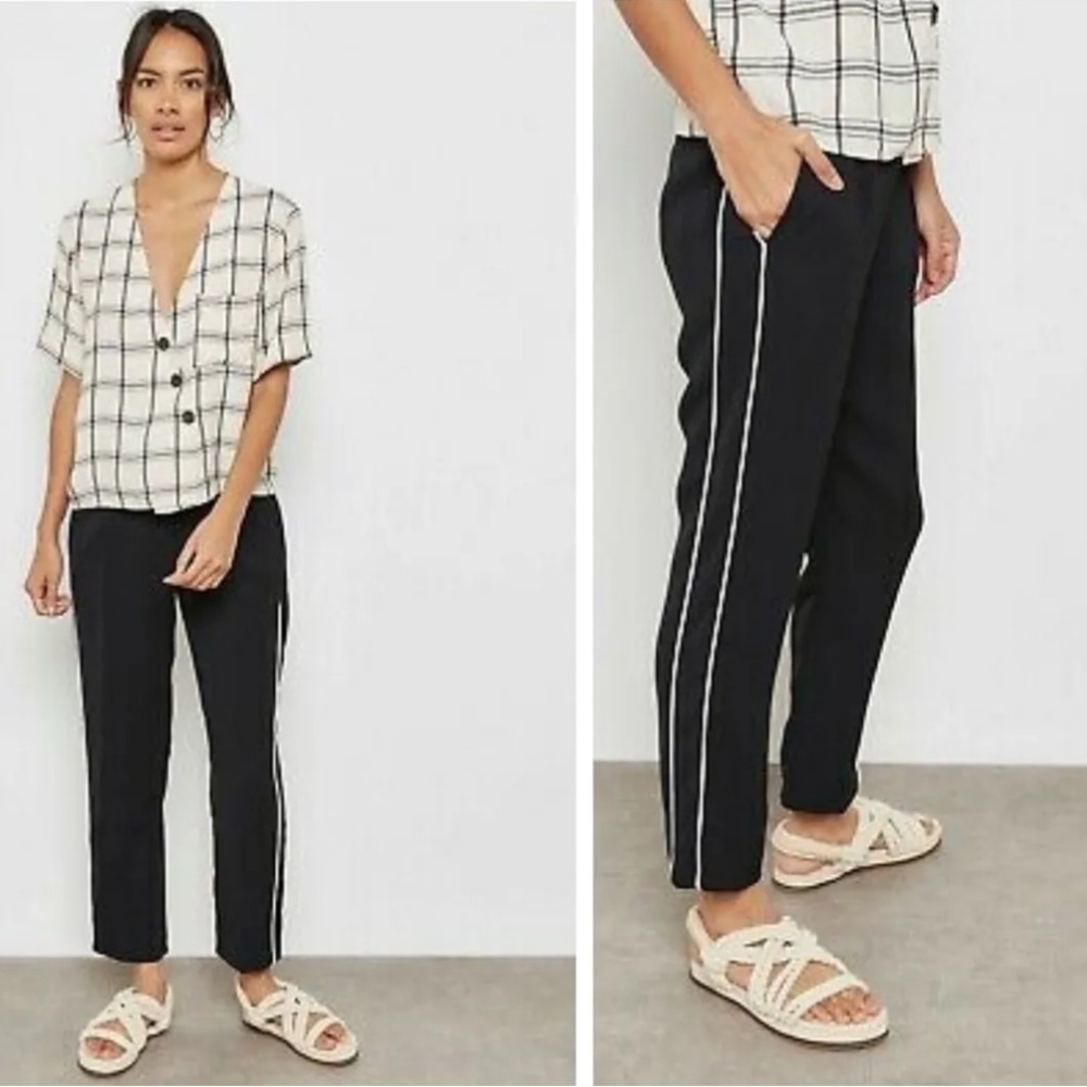 Topshop Side Stripe Trousers